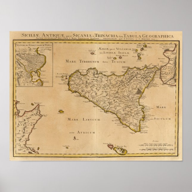Póster Syracuse and Italy (Frente)