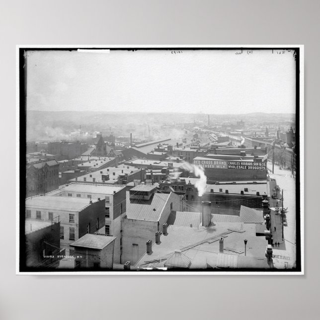 Póster Syracuse, N.Y. c1900 (Frente)