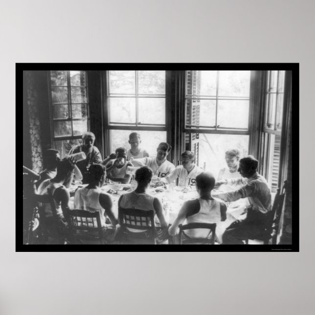 Póster Syracuse Rowing Dinner 1908 (Frente)