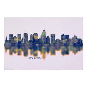 Póster Syracuse Skyline