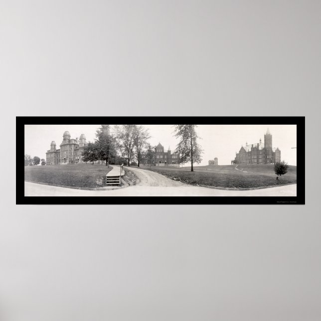 Póster Syracuse University NY Photo 1909 (Frente)