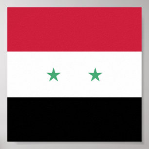 Póster Syria Flag Emblem