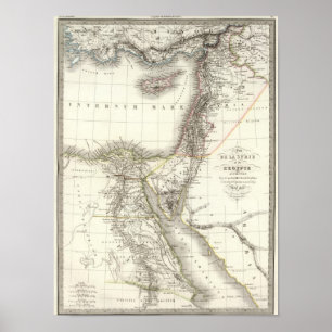 Póster Syrie, anciennes de Egypte - Egipto antiguo