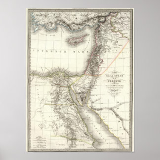Póster Syrie, Egypte anciennes - Antiguo Egipto