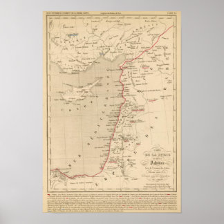 Póster Syrie et de la Palestine, 624 ans apres JC