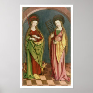 Póster T32982 St. Margaret de Antioch y St. Faith, c.15