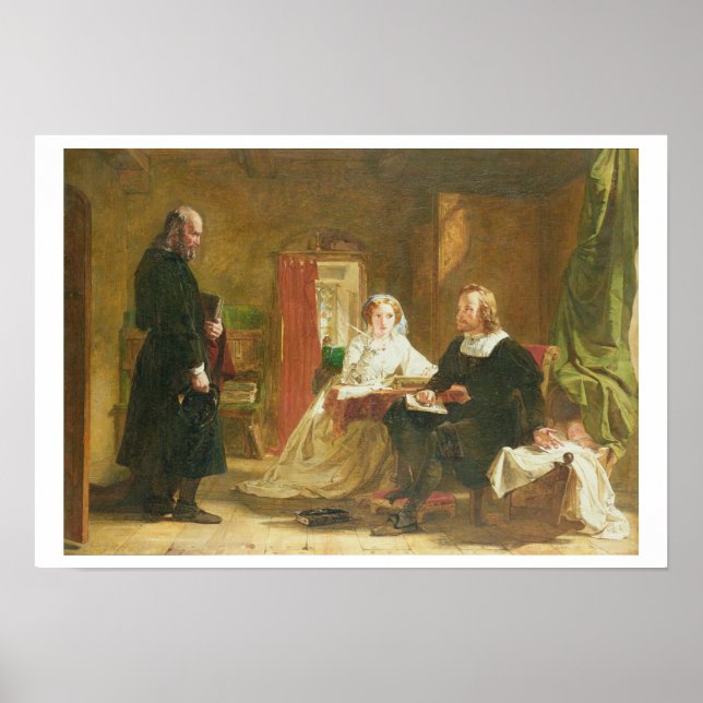 Póster T33679 Una cuestión de fe, 1863 (Frente)