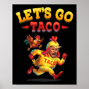 Póster T.a.c.o Gracioso Vamos Taco Camisas Mujeres
