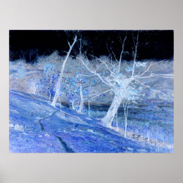 Póster T. C. Steele - El florecimiento de la uva (modific (Frente)