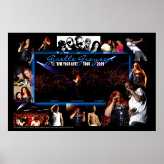 Póster T.I. Live Your Life Tour 2009