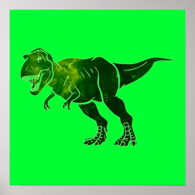 Póster T-Rex (Frente)
