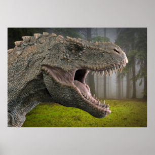 Póster T-rex