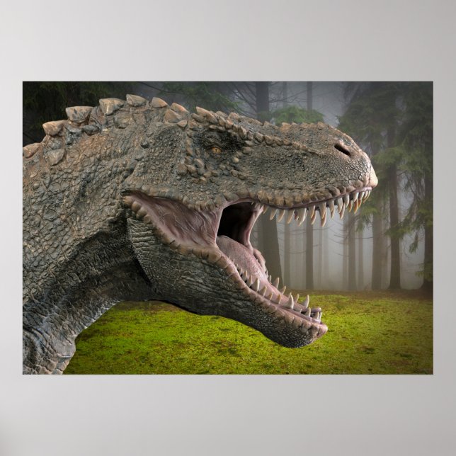Póster T-rex (Frente)