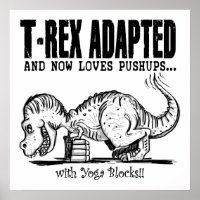 T-Rex ama a Pushups