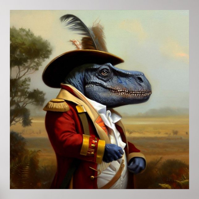 Póster T Rex Explorer (Frente)
