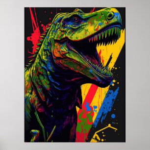 Póster T Rex Jurassic