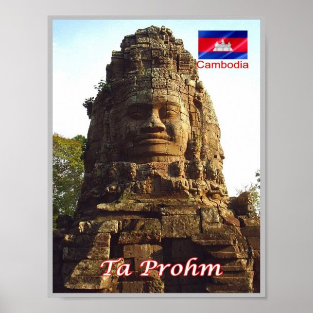 Póster Ta Prohm - Camboya - (Frente)