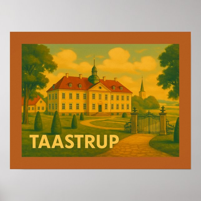 Póster Taastrup Denmark Tower (Frente)