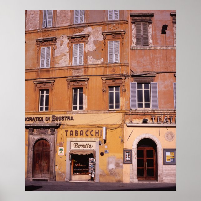 Póster Tabaco Tienda Perugia (Frente)