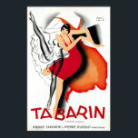 Póster Tabarin por Paul Colin | Art Deco de los años 20<br><div class="desc">Sensual Vintage Art Deco, c. 1928, titulado "Tabarin", el nombre de un Cabaret hecho inmortal con este poster por el artista Paul Colin (1892-1985). Mezclando el negocio con el placer, él y el animador, Josephine Baker se volvió muy exitoso en la Edad de Jazz de París de los años 20....</div>