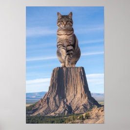 Póster Tabby, el gigante de la torre del diablo