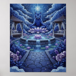 Póster TabbyCatMeditation