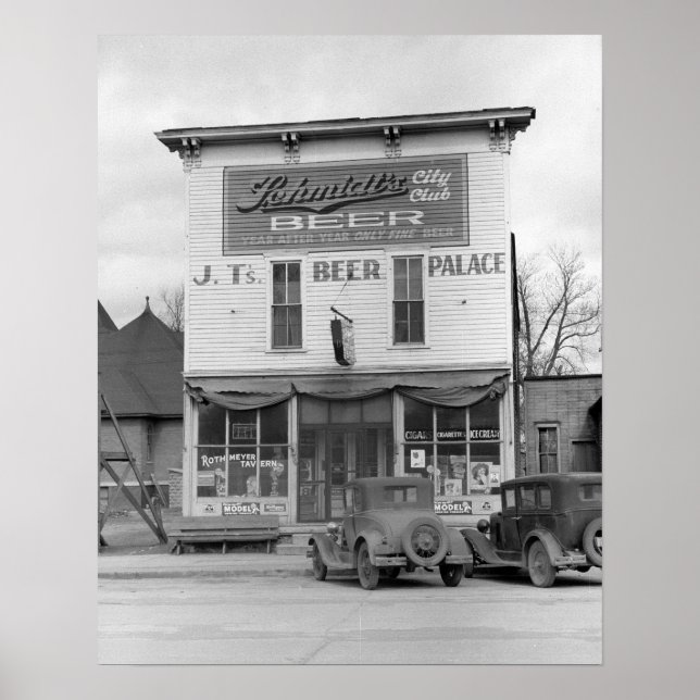 Póster Taberna Beer Palace, 1940. Foto Antigua (Frente)