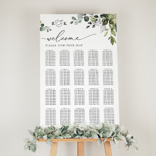 Póster Tabla de asientos del Boda de energía verde del eu