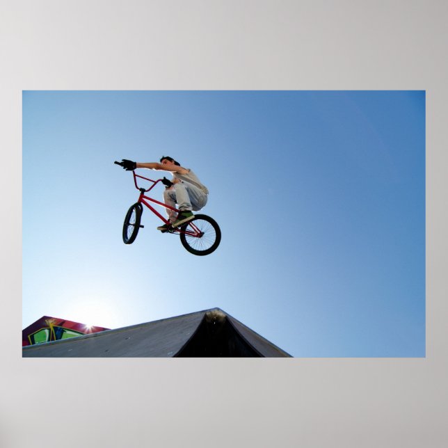Póster Tabla de desgaste en bicicleta BMX Top (Frente)