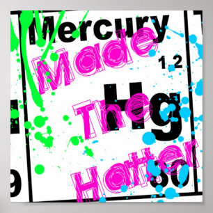 Póster Tabla de elementos periódica