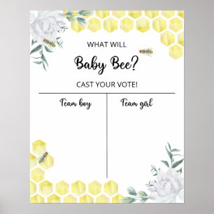 Póster Tabla de sexo de abejas que revela el cuadro de Ch