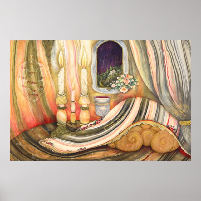 Póster Tabla de Shabbat (Frente)