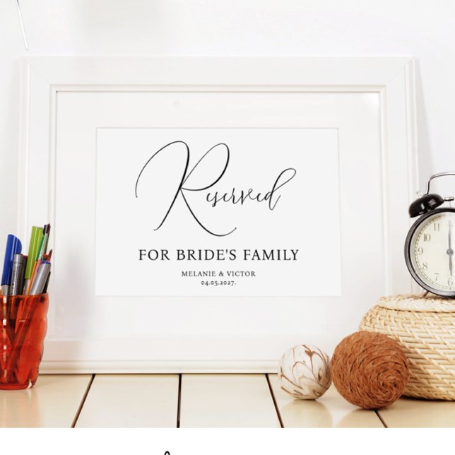 Póster Tabla reservada Poster de Rótulo Boda imprimible (Subido por el creador)