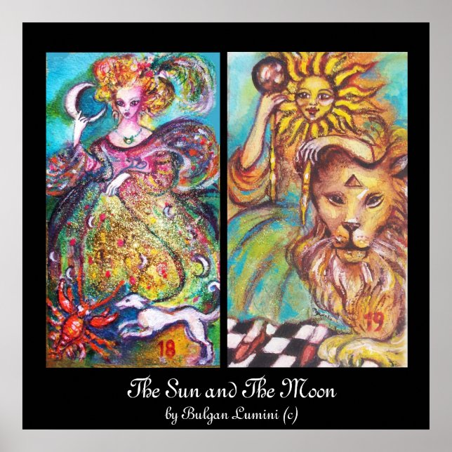 PÓSTER TABLAS DE LAS SOMBRILLAS PERDIDAS / EL SOL Y LA LU (Frente)