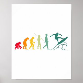 Póster Tablas de surf Surfista Surfista Surfista Vintage 