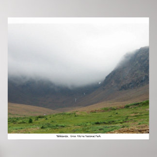 Póster Tablelands, Parque Nacional Gros Morne