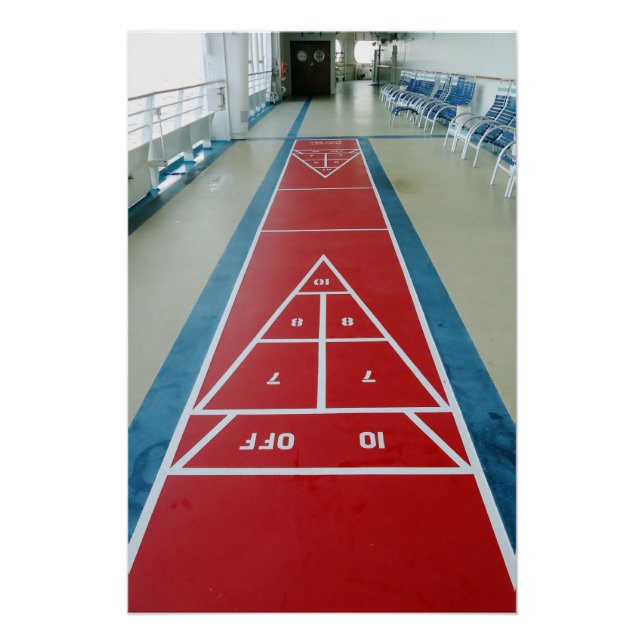 Póster Tablero de agua a bordo (Anverso)