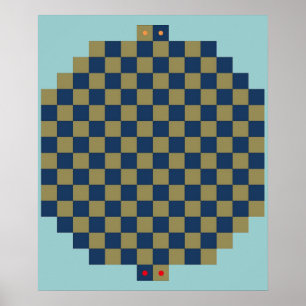 Póster Tablero del juego de Camelot Vers II