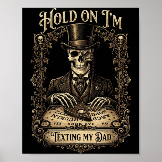 Póster Tablero lo siento no puedo hablar estoy en el telé
