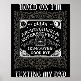 Póster Tablero lo siento no puedo hablar estoy en el telé
