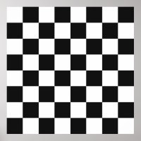 Tablero negro y blanco