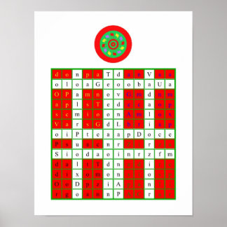 Póster Tableta contra incendios Enochiana de Amanecer Dor