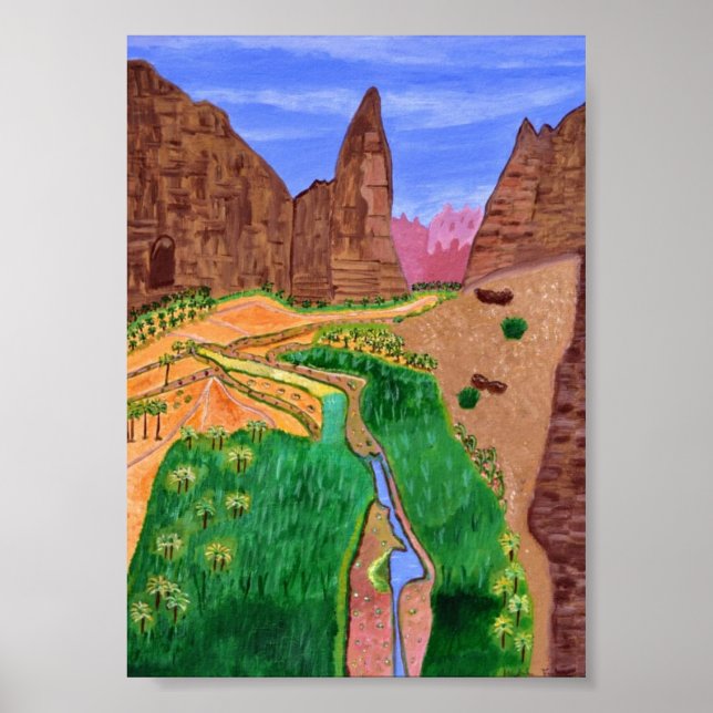 Póster Tabuk, Arabia Saudita (Frente)