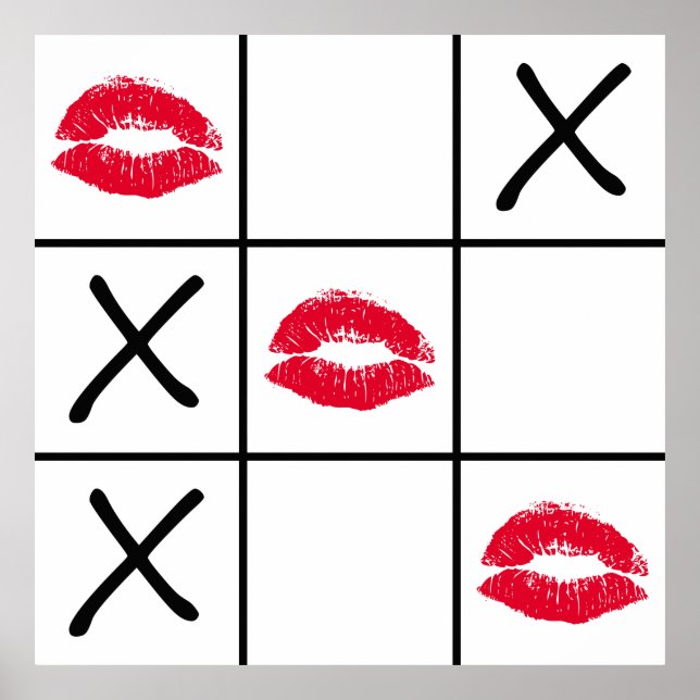Póster Tac Tac Tac Toe (Frente)