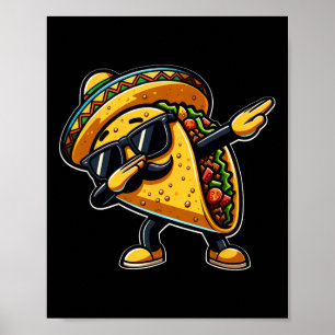 Póster Taco Cinco De Mayo Día De Los Padres Mexicanos