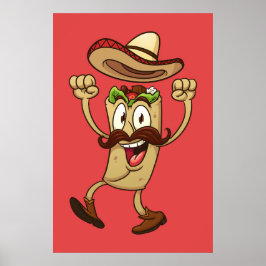 Póster Taco de fiesta