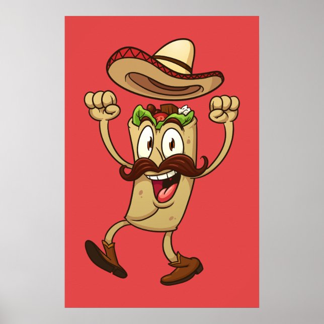 Póster Taco de fiesta (Frente)