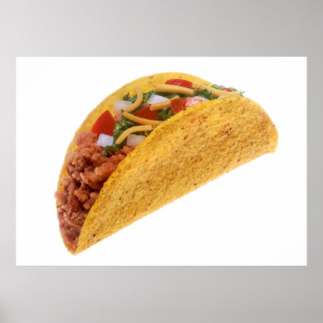 Póster Taco de Shell duro (Frente)