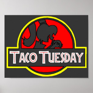 Póster Taco martes
