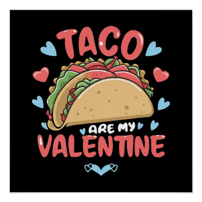 Póster Taco-san Valentín (Anverso)